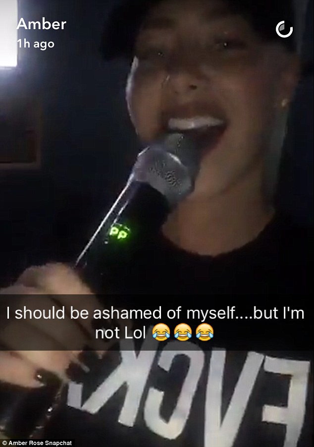 athena weber recommends amber rose snapchat video pic