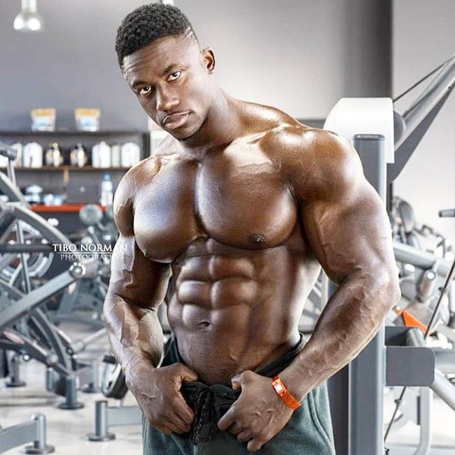 chris theodore recommends black guy with abs pic