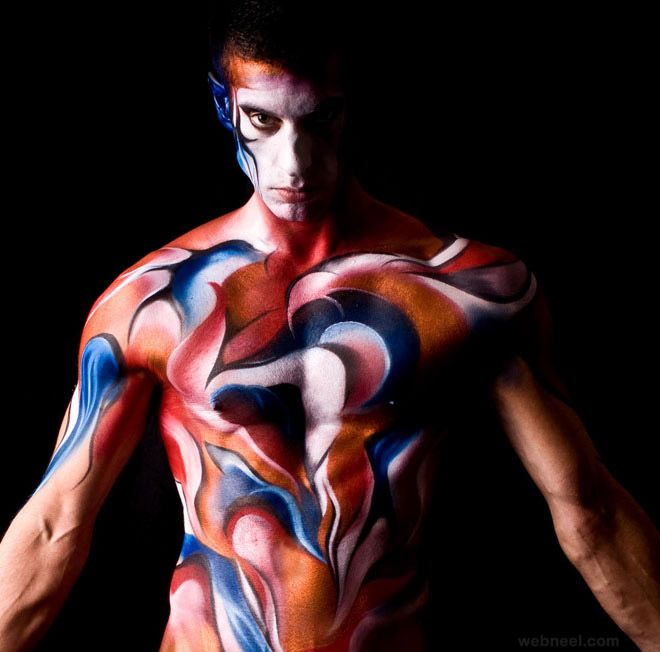 basia jedrzejczak add photo male body painting festival