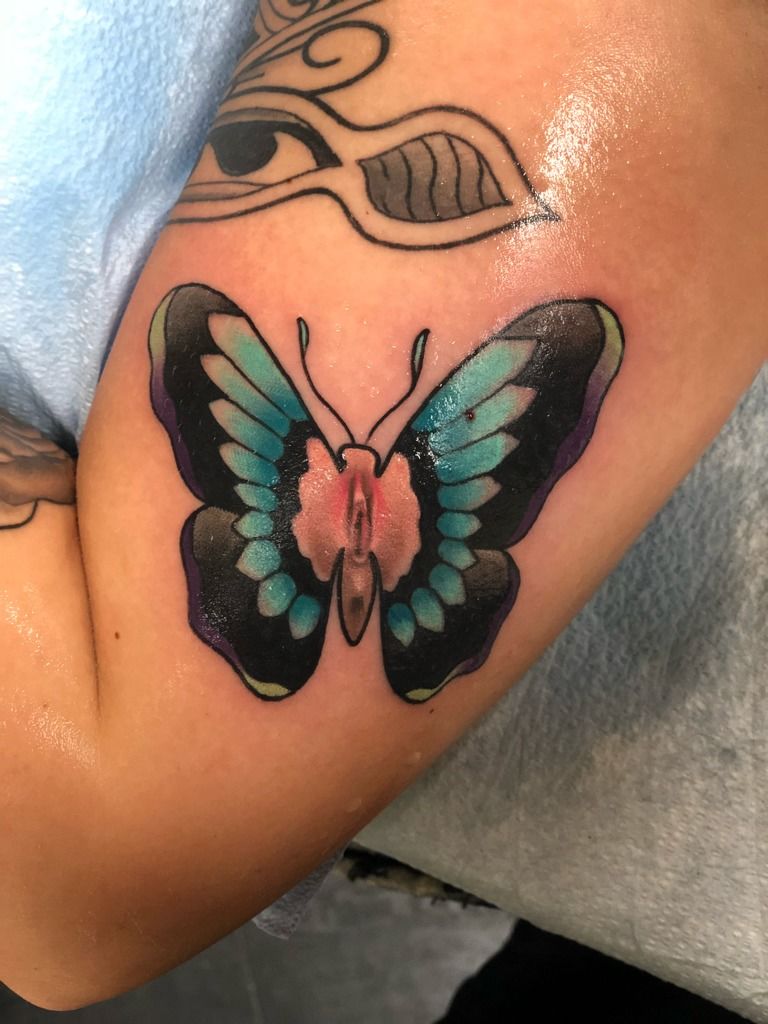 david ayliffe recommends Butterfly Vagina Tattoo