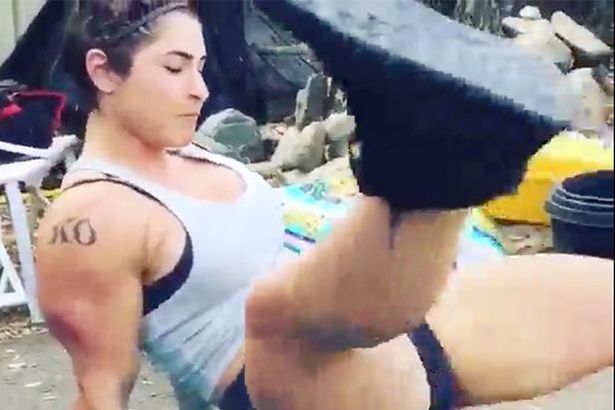 crushing watermelons with your thighs gif