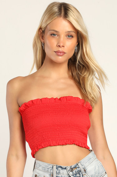 red tube top