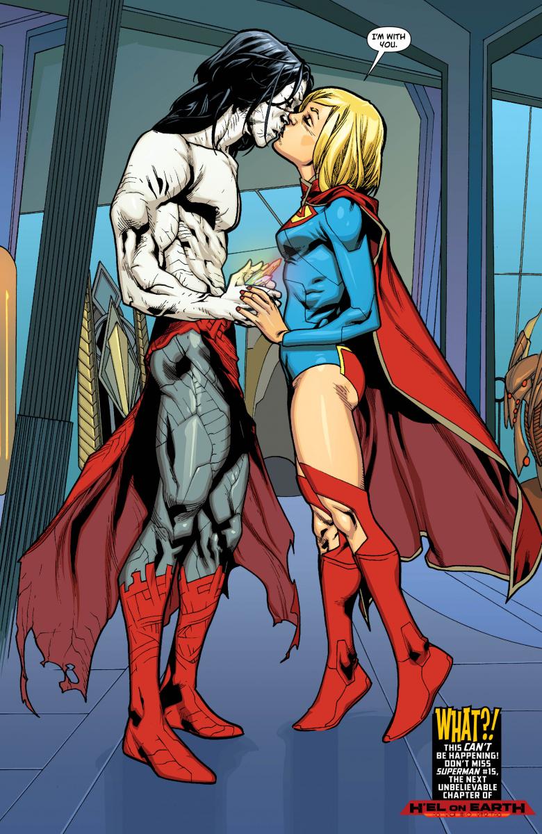 Best of Superboy and supergirl kiss