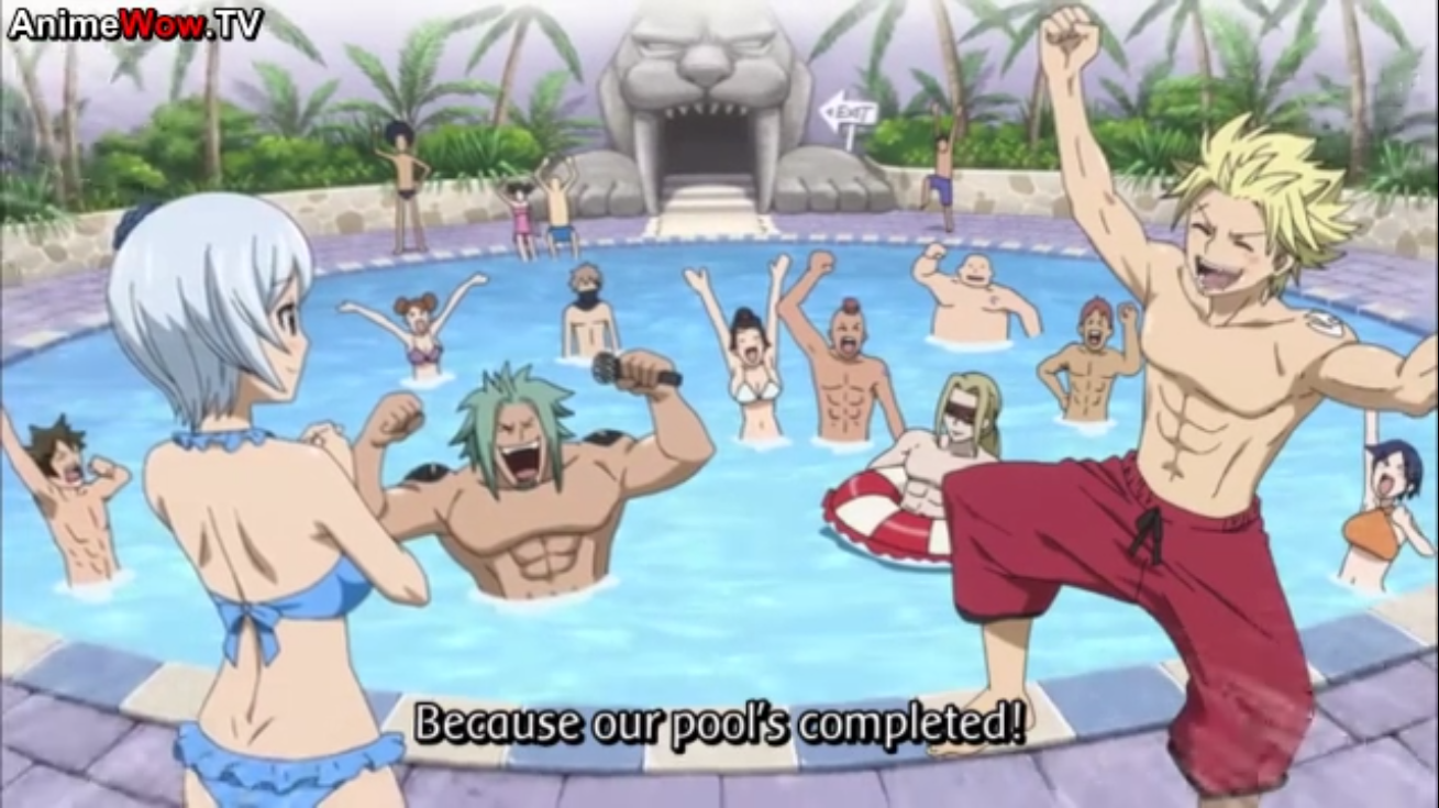 Best of Fairy tail pool episode