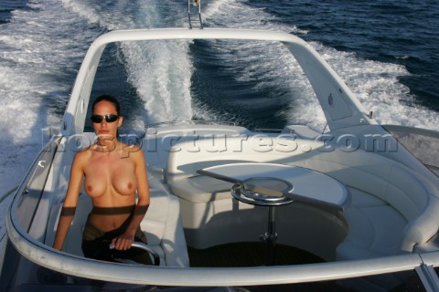 claire cumming recommends Topless On The Boat