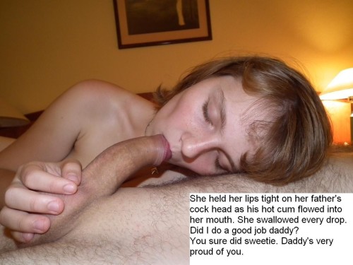 daughter blowjob caption