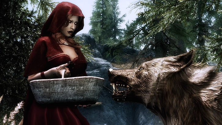 bryan hildebrand recommends red riding hood skyrim pic