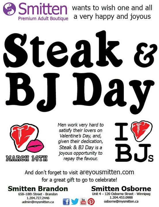 carla boyce raza recommends National Steak And Blow Job Day
