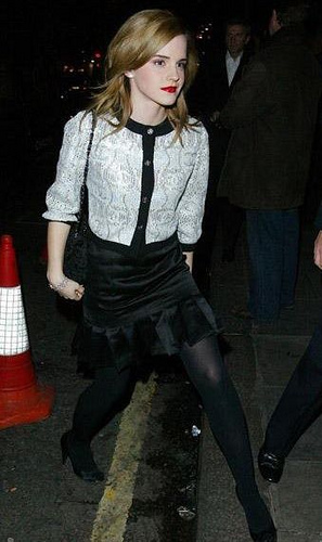 emma watson nylons