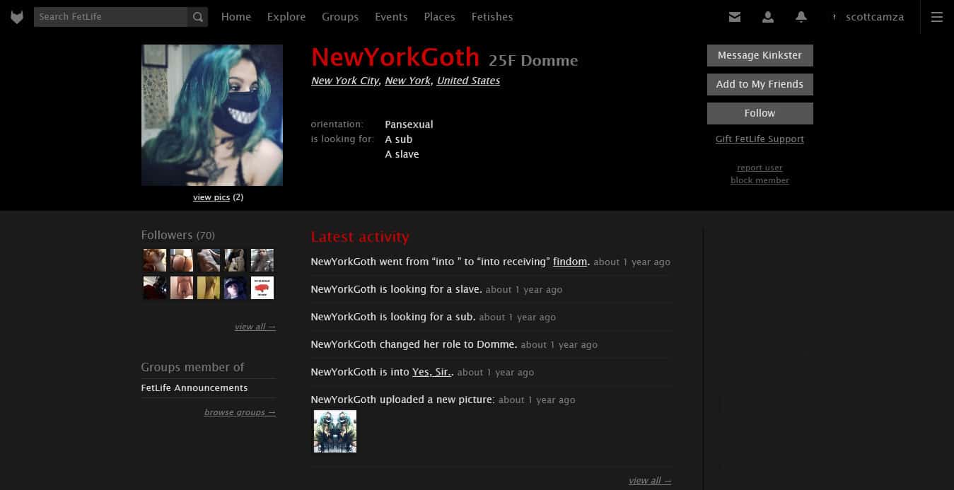 blair charette recommends fetlife videos for free pic