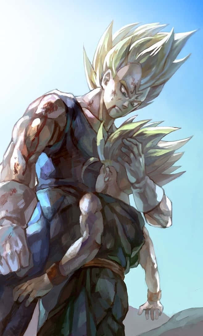 Father Son Vegeta And Trunks video pack