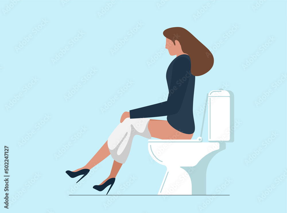 Best of Girl pissing in toilet