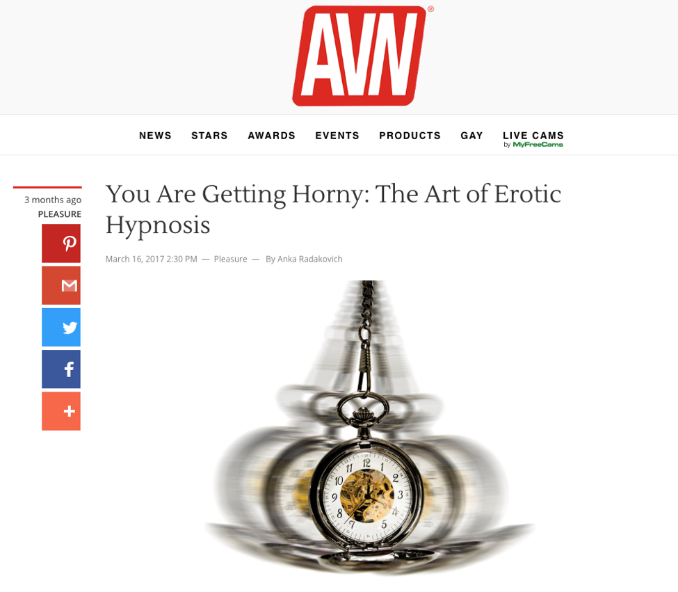 erotic therapy hypnosis ava
