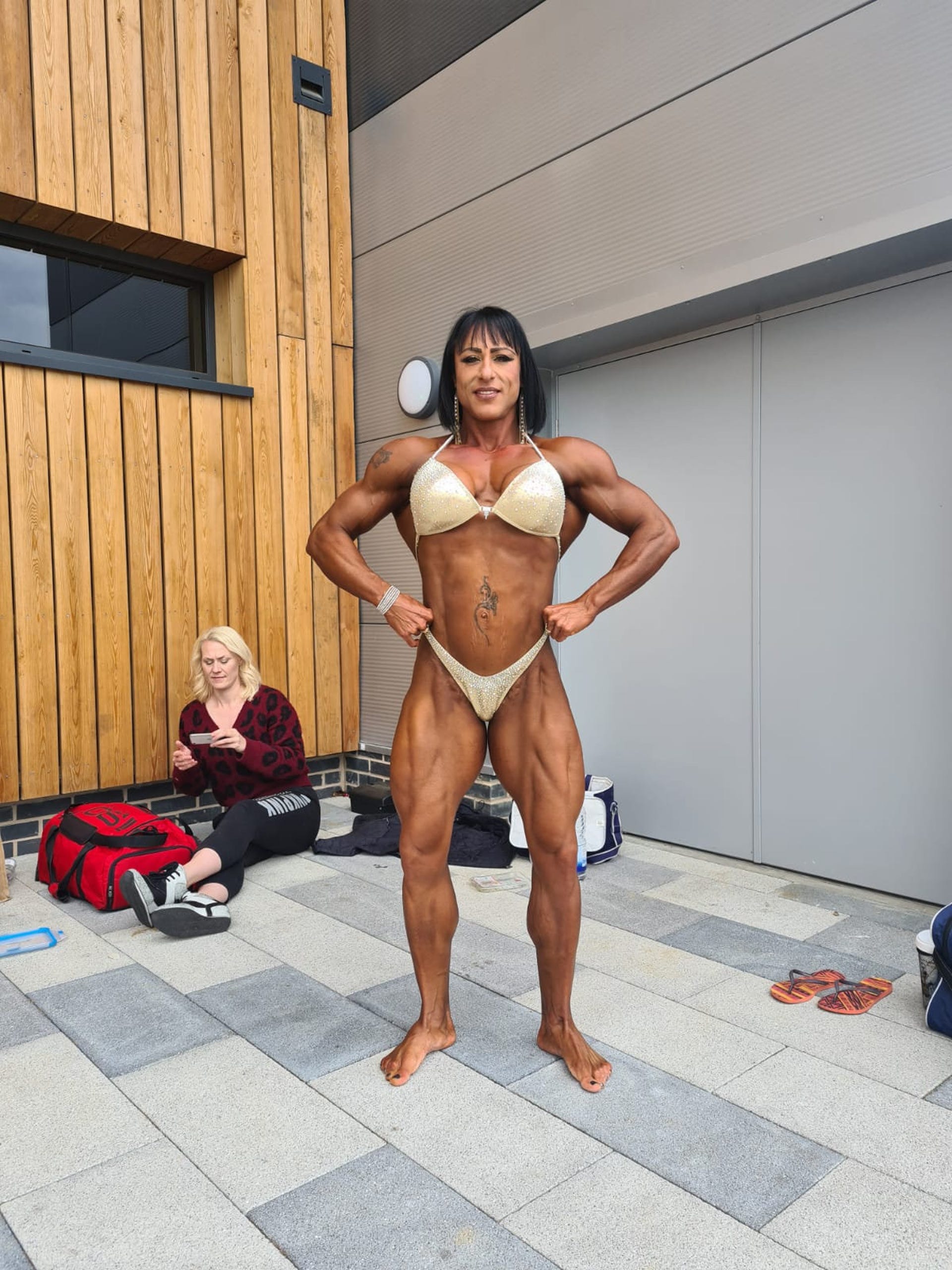 bodybuilding woman having sex