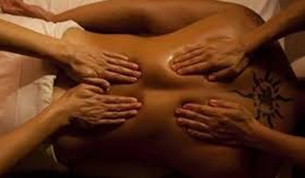 Best of 4 hand sensual massage