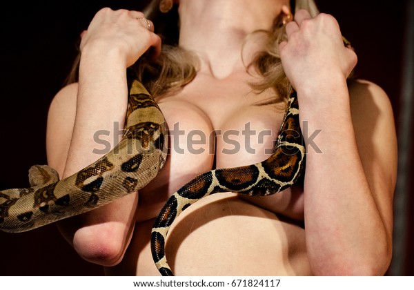 darrell clement add naked lady with snake photo