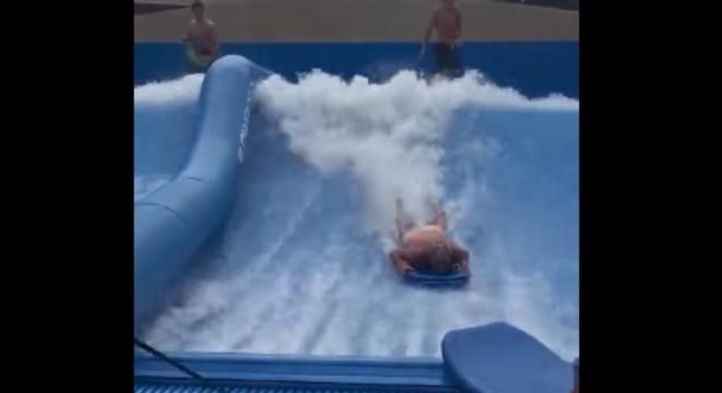 brian lee carpenter share girl loses bathing suit on water slide photos