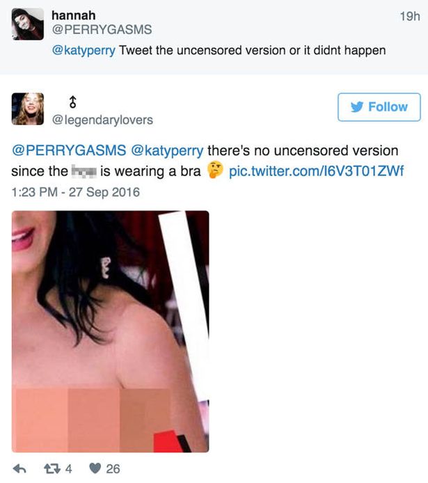 dick ip recommends Katy Perry Strips Uncensored