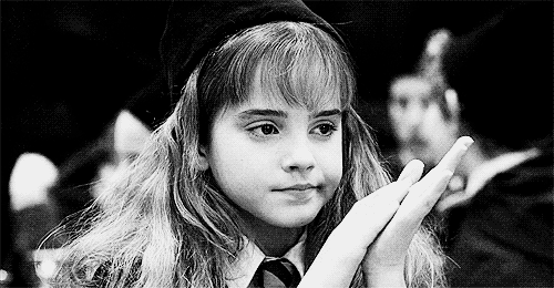 Best of Emma watson black and white gif
