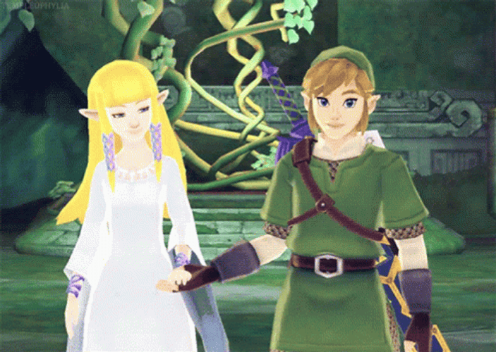 Link And Zelda Gif on fisting
