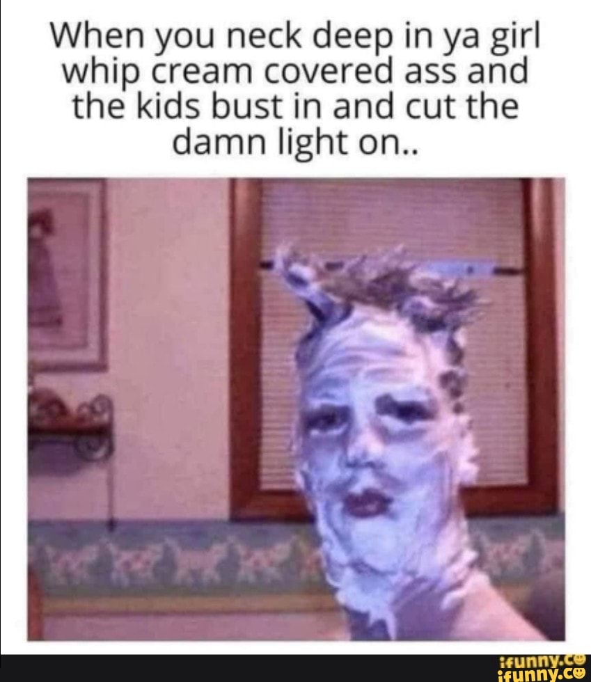 whip cream in ass