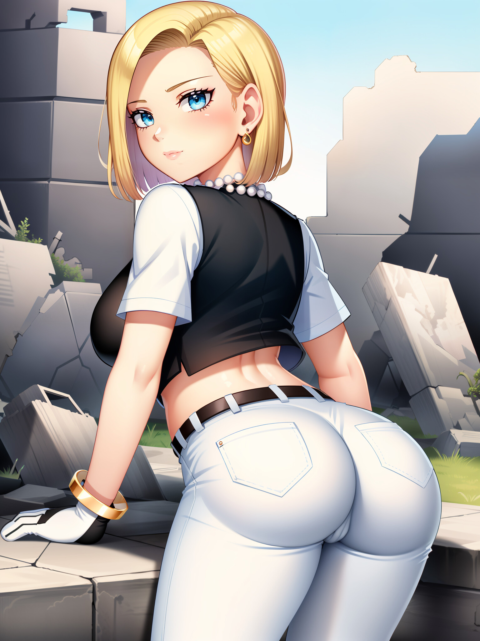 andrew slotnick recommends dbz android 18 sexy pic