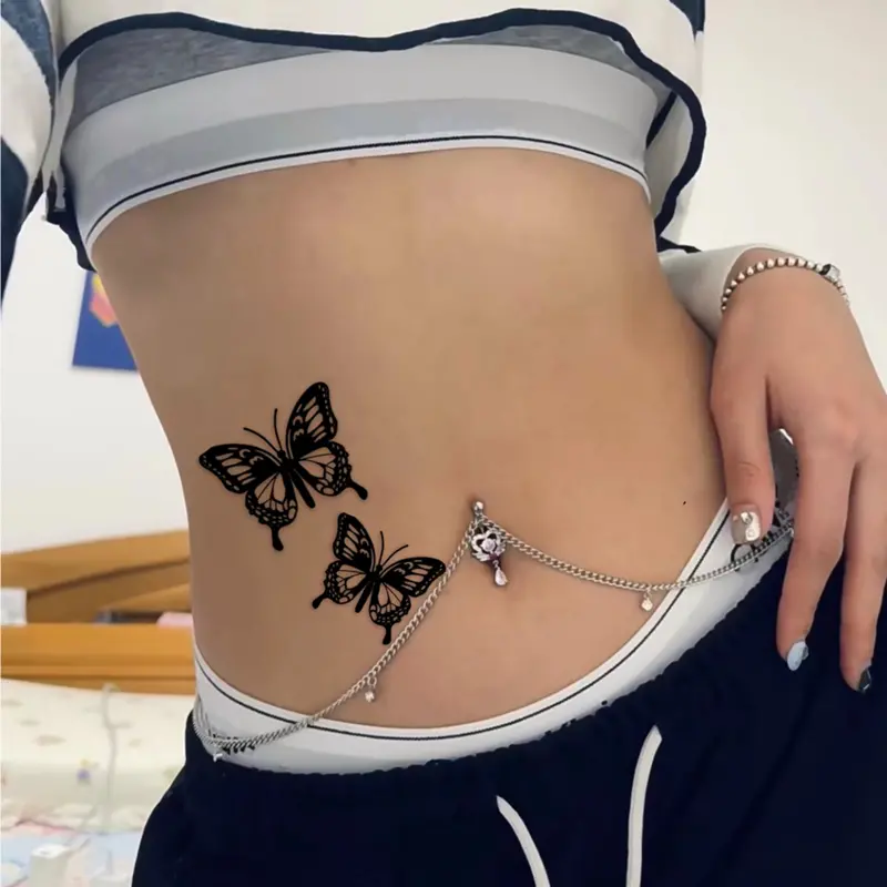 charry villalobos recommends Butterfly Belly Button Tattoo