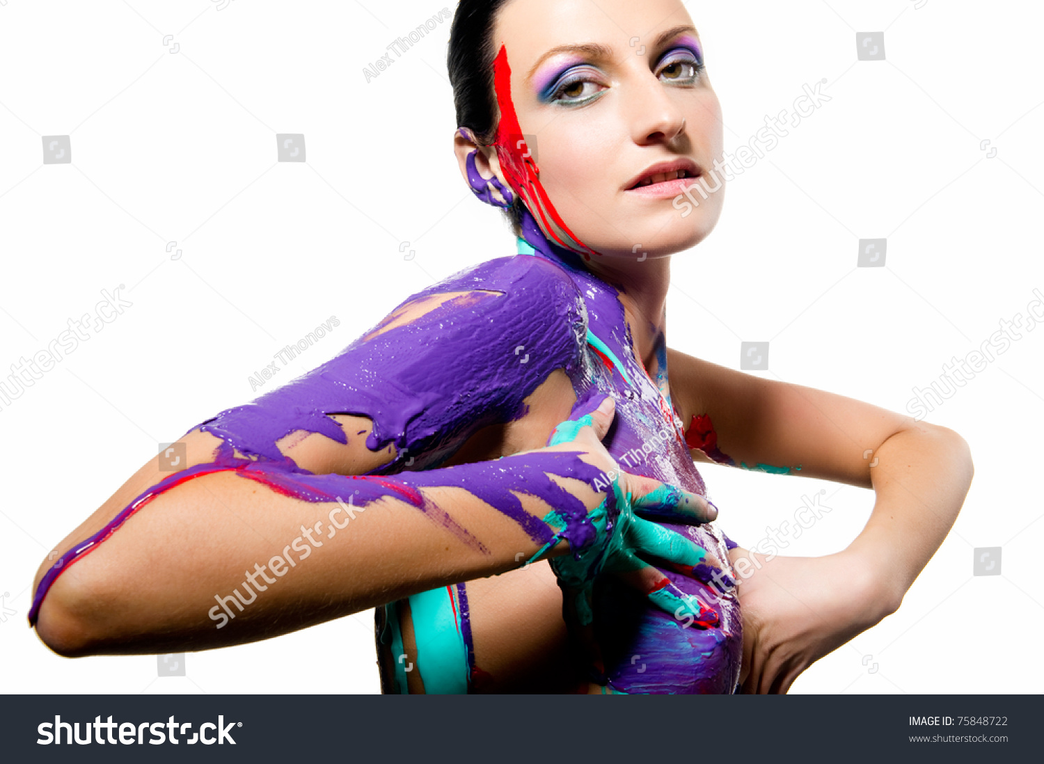 aakash chand recommends women body painting images pic