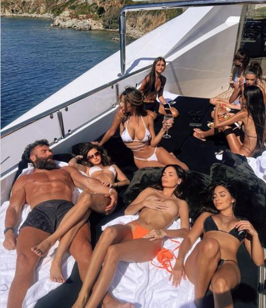 andi barber share sex party on yacht photos