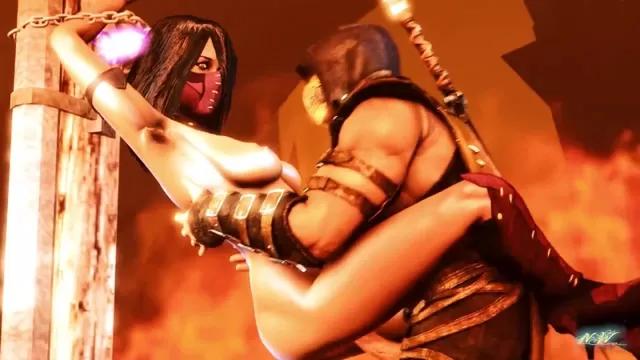 Mortal Kombat Sonya Sex slime orgy