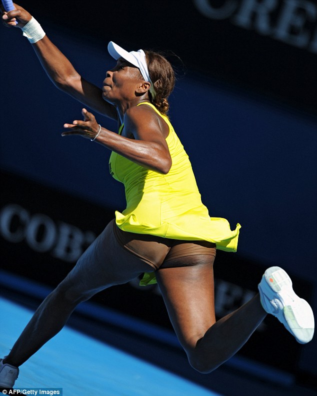 chontelle scott recommends venus williams no panties pic