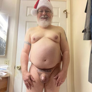 Here Cums Santa Claus top hung