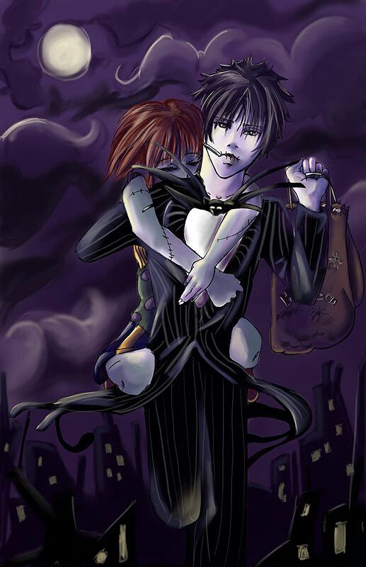 Jack And Sally Anime are cool