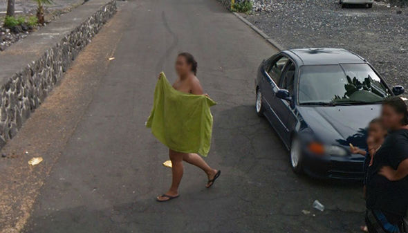Google Street View Nudity brazilian pov