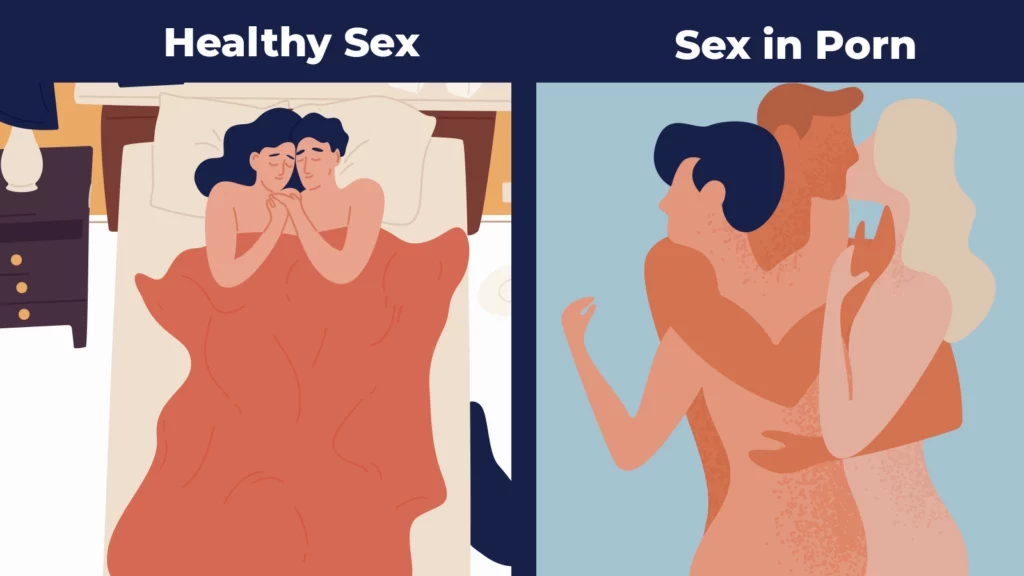 porn vs real sex