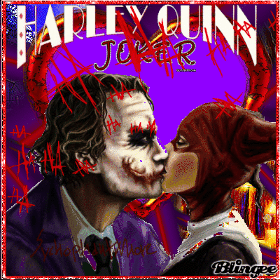 austin cobb recommends joker and harley kiss gif pic