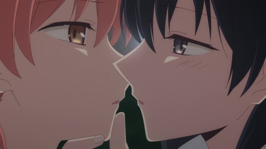 anime yuri kiss scenes