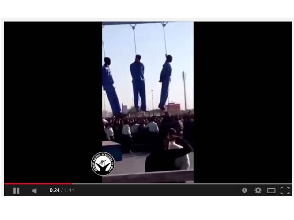 slow hanging execution videos