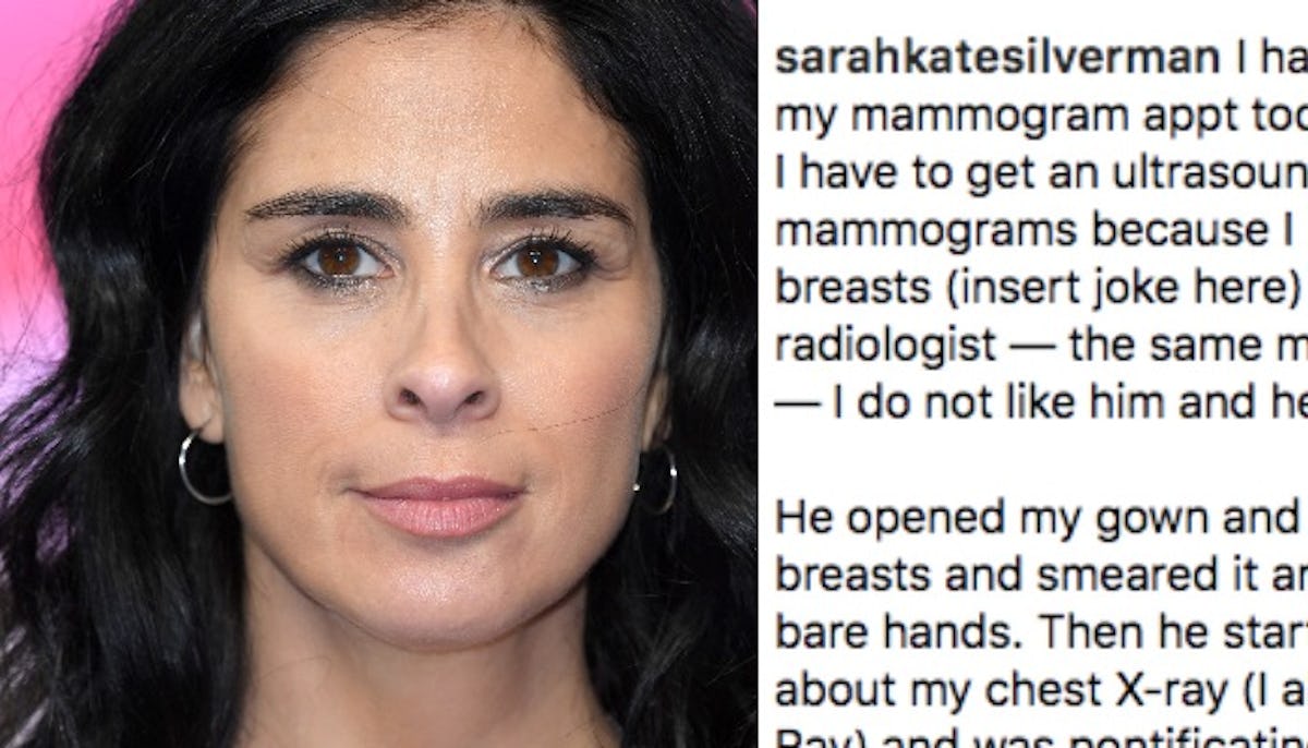 david matika recommends sarah silverman boob job pic