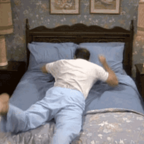 becky egerton add getting into bed gif photo
