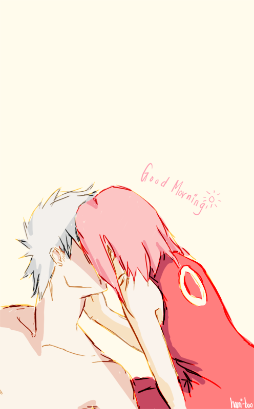 kakashi and sakura kiss