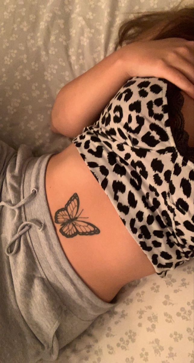 Best of Butterfly belly button tattoo
