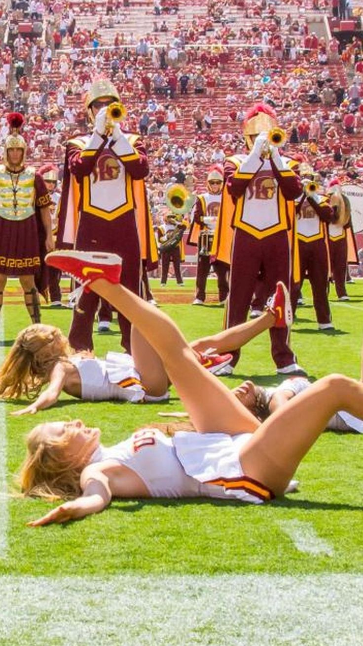 bryanna spencer recommends usc cheerleader no panties pic