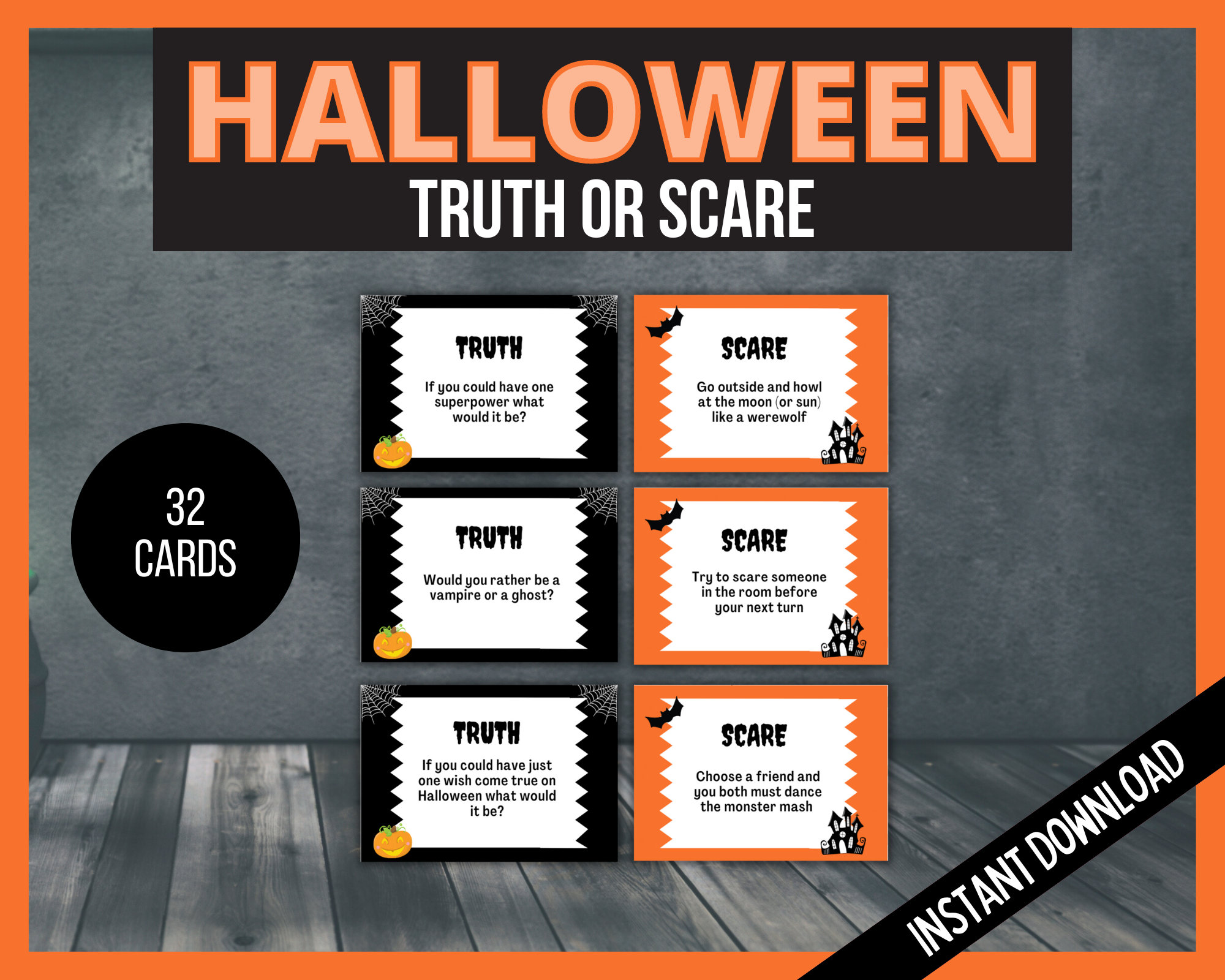 halloween truth or dare