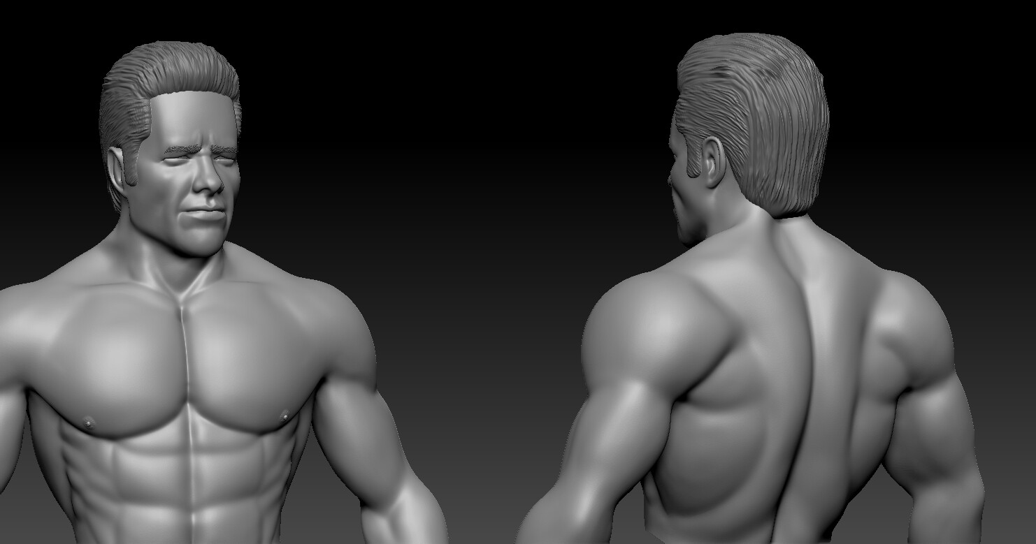 amany badea add photo billy herrington 3d model