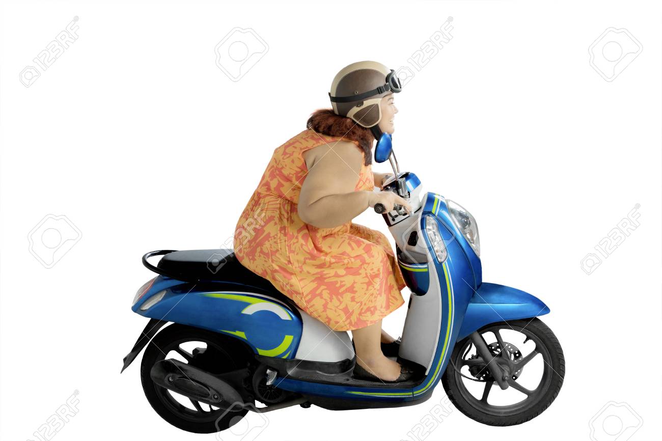 Best of Fat lady on motorcycle picture