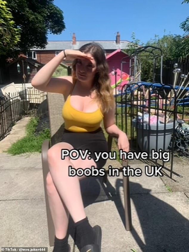 big tits loose shirt