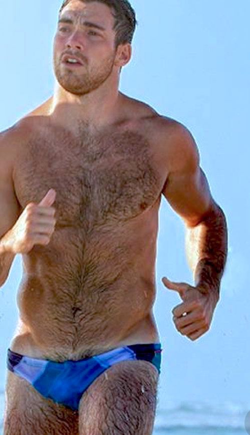 Best of Hairy man in speedos