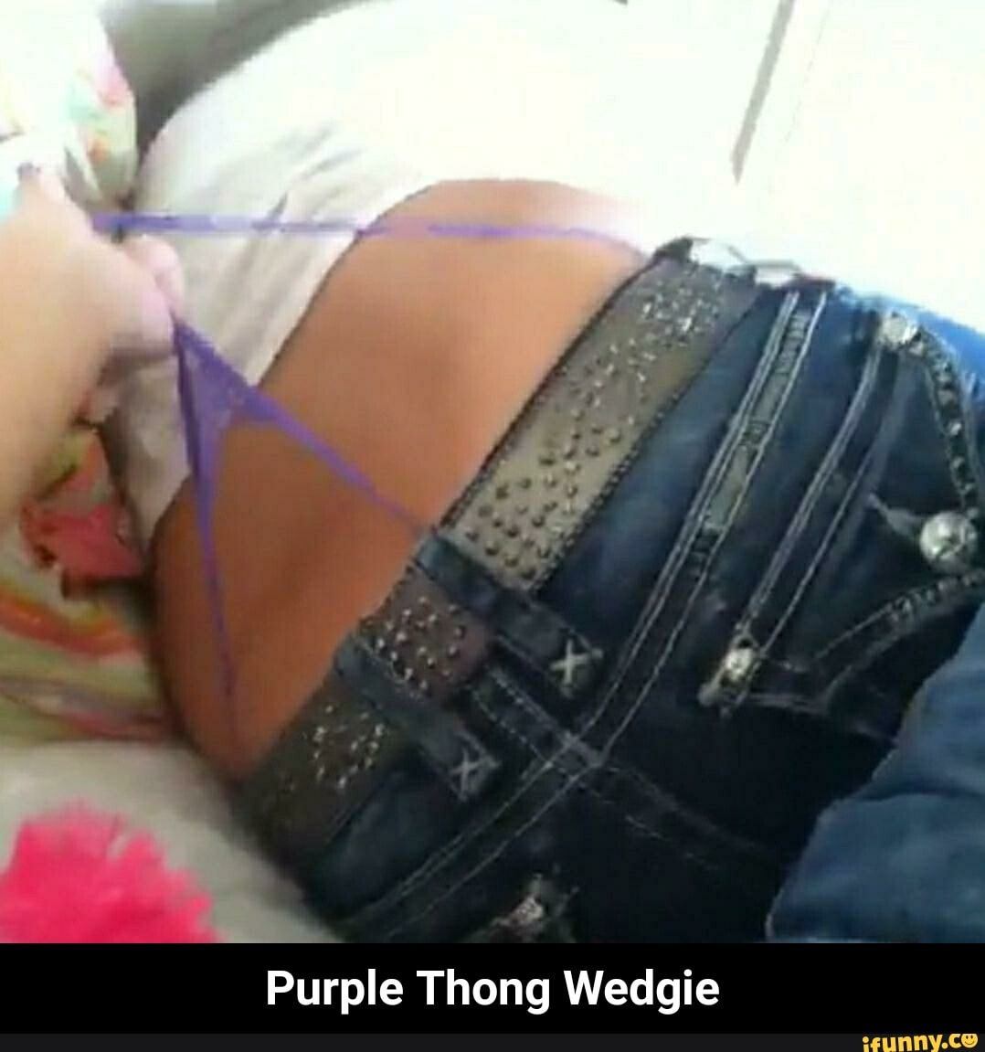 Best of Girl getting thong wedgie