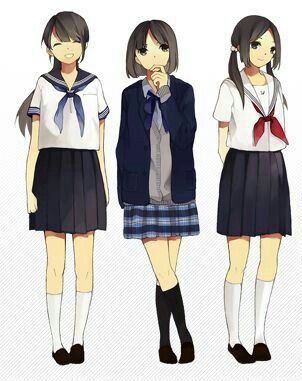 japanese anime school girl